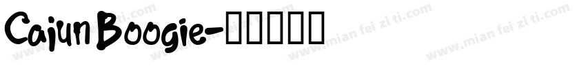 Cajun Boogie字体转换